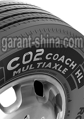 Prometeon С02 Coach Multiaxle (рулевая) 315/80 R22.5 158/150L HL 20PR  - Фото Модели на боковине шины
